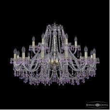 Подвесная люстра Bohemia Ivele Crystal 1410/12+6/360 G V7010