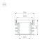 Профиль Arlight FLOOR18-H15-3000 ANOD 045670