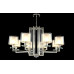 Подвесная люстра Crystal Lux Nicolas NICOLAS SP-PL8 NICKEL/WHITE