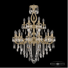 Подвесная люстра Bohemia Ivele Crystal Verona 72401/12+6/250/2d B FP FH1M
