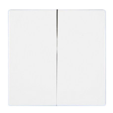 Клавиша для выключателя двухклавишного JUNG EcoProfi EP495WW