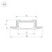 Профиль Arlight SL-SLIM-H7-F25-2000 ANOD 023717