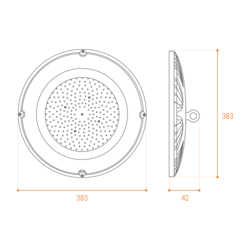 Промышленный светильник Wolta UFO-200W/01