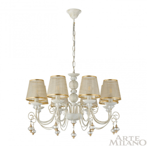 Подвесная люстра Arte Milano 347620/8 WT+G