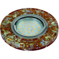 Встраиваемый светильник Fametto DLS-L103 GU5.3 CHROME/BROWN 10716