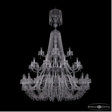 Подвесная люстра Bohemia Ivele Crystal 1410/20+10+5/530/XL-200/3d Ni V0300