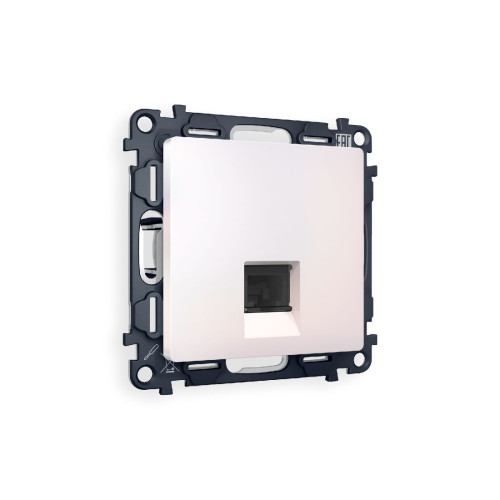 Комплект механизма компьютерной розетки RJ-45(8P8C) CAT6 со шторкой Ambrella Volt Alfa MA212010