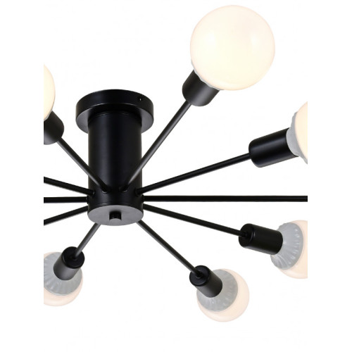 Люстра на штанге Natali Kovaltseva LOFT 79014/10С BLACK Люстра на штанге Natali Kovaltseva LOFT 79014/10С BLACK