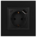 Розетка со шторками с USB type-A+C Эра Elegance 14-4108-05 Б0067724