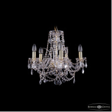 Подвесная люстра Bohemia Ivele Crystal 1411/5/160 G Leafs