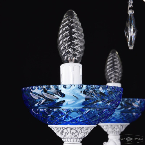 Подвесная люстра Bohemia Ivele Crystal AL78101/16+8+8/300/3d B WMN P Aquamarine/M-1F