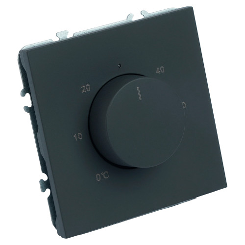 Терморегулятор механический Stekker Эмили RSW00-5120-05  черный уголь, soft touch 50713