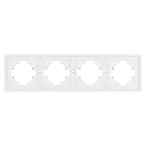 Рамка пластиковая на 4 поста Arlight FRM-TENDO-SFPL-4-WH 054656