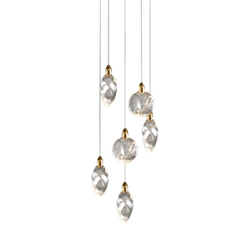 Подвесной светильник Delight Collection Colvin MT9176-6H titanium gold Подвесной светильник Delight Collection Colvin MT9176-6H titanium gold