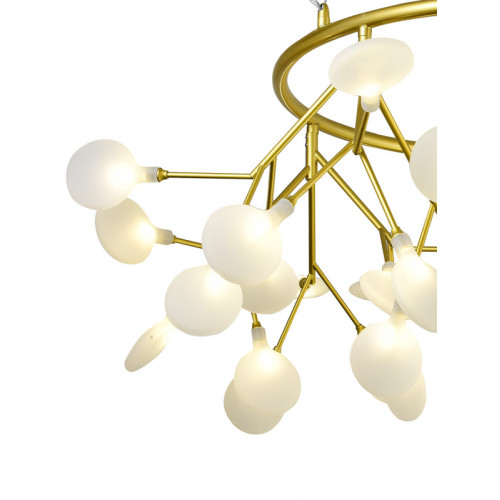 Подвесная люстра Natali Kovaltseva GRACE 75128/8C GOLD SATIN
