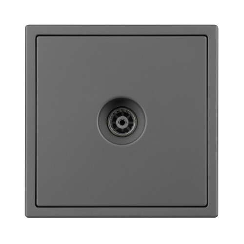 Механизм телевизионной розетки Arlight SCT-NOBE-MTV1-SFPL-GR (Серый базальт) 054295