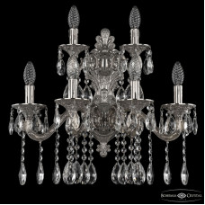 Бра Bohemia Ivele Crystal Florence 7102B16/4+2/210 A Ni