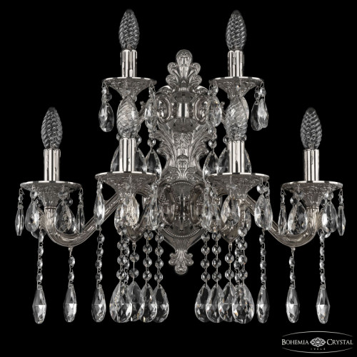 Бра Bohemia Ivele Crystal Florence 7102B16/4+2/210 A Ni