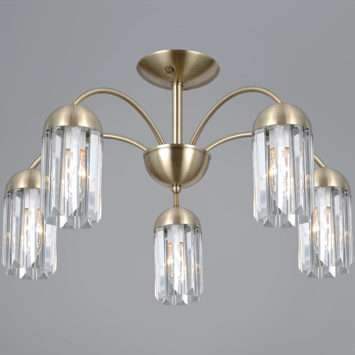 Люстра на штанге Illumico IL0599-5CSQ-24 AB LYRA