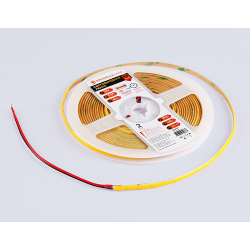 Светодиодная лента Ambrella Light COB 400Led/10W m/ 24V IP20 3000K/ 5m*5mm*2.1mm (2 конт.) GS4611