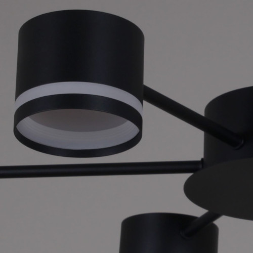 Потолочная люстра Reluce 06730-0.3-10 GX53 BK