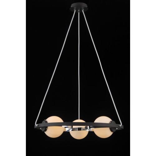 Подвесная люстра Natali Kovaltseva SPHERE 81020-3C SATIN BLACK