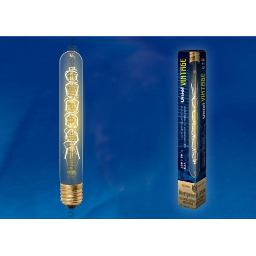 Лампа накаливания (UL-00000483) Uniel E14 60W золотистая IL-V-CW35-60/GOLDEN/E14 ZW01