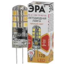 Лампа светодиодная Эра G4 1,5W 2700K LED JC-1,5W-12V-827-G4 Б0033188