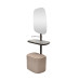 Зеркало с полкой и пуфом Garda Decor 58DB-23177