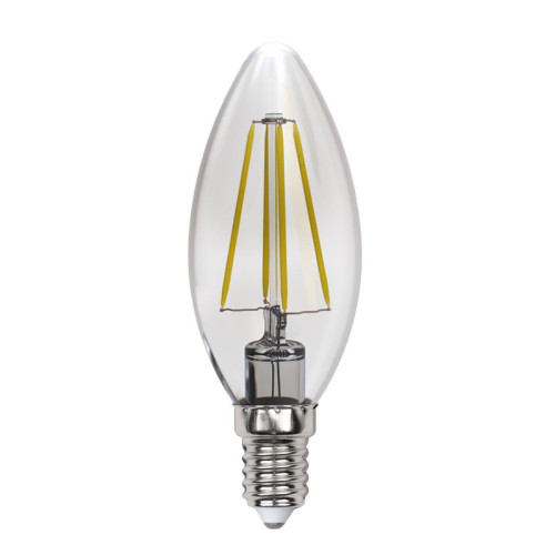 Лампа светодиодная филаментная (UL-00005899) Uniel E14 13W 3000K прозрачная LED-C35-13W/3000K/E14/CL PLS02WH