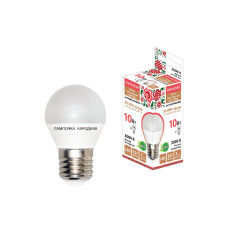 Лампа светодиодная TDM Electric Народная E27 10W 3000K матовая SQ0340-1605