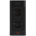 Сетевой фильтр ЭРА TWR-8es-1,5m-4USB-B башня с защитой заземлением с выключателем 8 розеток+4xUSBA+C 1,5м 16А черный Б0069072