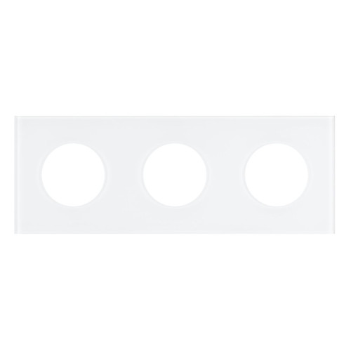 Рамка стеклянная на 3 поста Arlight FRM-GLARE-GC-3-WH 043838