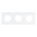 Рамка стеклянная на 3 поста Arlight FRM-GLARE-GC-3-WH 043838