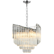 Подвесная люстра Natali Kovaltseva MAJESTIC 81433/8C CHROME