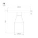 Настольная лампа Arlight SP-CROOD-TAB-R22.5x24-7W Warm3200-MIX (CF-BK, 140 deg, 230V) (IP20, Мрамор) 061771
