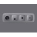 Лицевая панель для компьютерной/телефонной розетки RJ-45/RJ-11 Ambrella Volt Omega OP5120