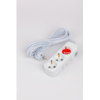 Удлинитель с/з 3вх с защитными шторками ELBI Myra 527-010203-311