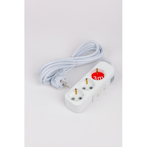 Удлинитель с/з 3вх с защитными шторками ELBI Myra 527-010203-311
