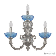 Бра Bohemia Ivele Crystal Florence 7109B16/2+1/210 Ni P Aquamarine/M-1G