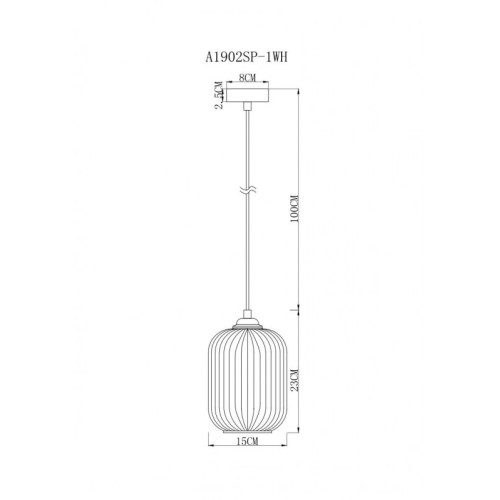 Подвесной светильник ARTE Lamp A1902SP-1WH