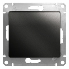 Выключатель 1-клавишный сх.1, 10AX Systeme Electric Glossa Антрацит GSL000711