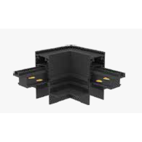 Коннектор Yeelight Pro S21 для магнитного трека под ГКЛ, L-Тип, горизонтальный, без токопровода, черный YLP075
