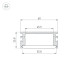 Профиль Arlight FLOOR60-H26-3000 ANOD BLACK 046414