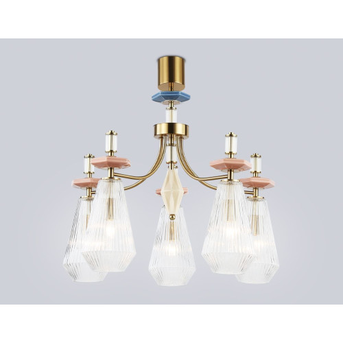 Люстра на штанге Ambrella Light High Light Ceramo Modern LH53183
