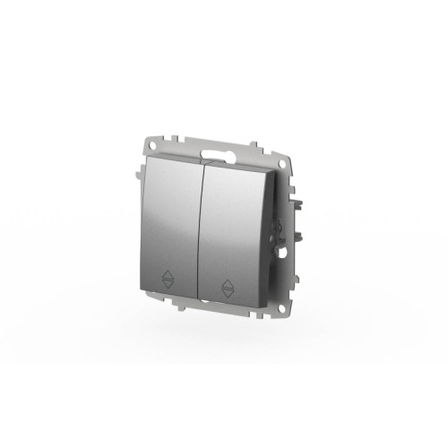 Переключатель двухклавишный ELBI Zena Vega 609-011000-211