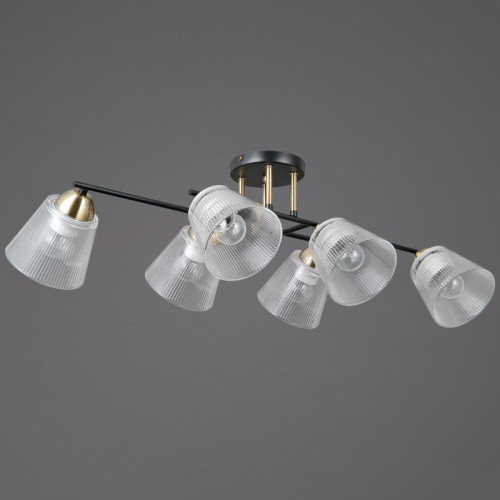 Потолочная люстра Illumico IL0845-6CSQ-25BKAB ELITE Потолочная люстра Illumico IL0845-6CSQ-25BKAB ELITE