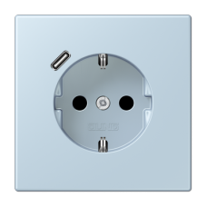 Розетка 2K+З USB Typ C Jung LC1520-18C208