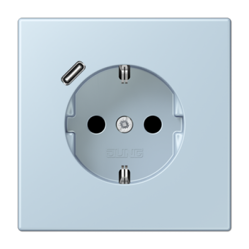 Розетка 2K+З USB Typ C Jung LC1520-18C208