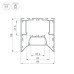 Алюминиевый профиль Arlight ARH-Power-W88-Comfort-2000 Anod 036363